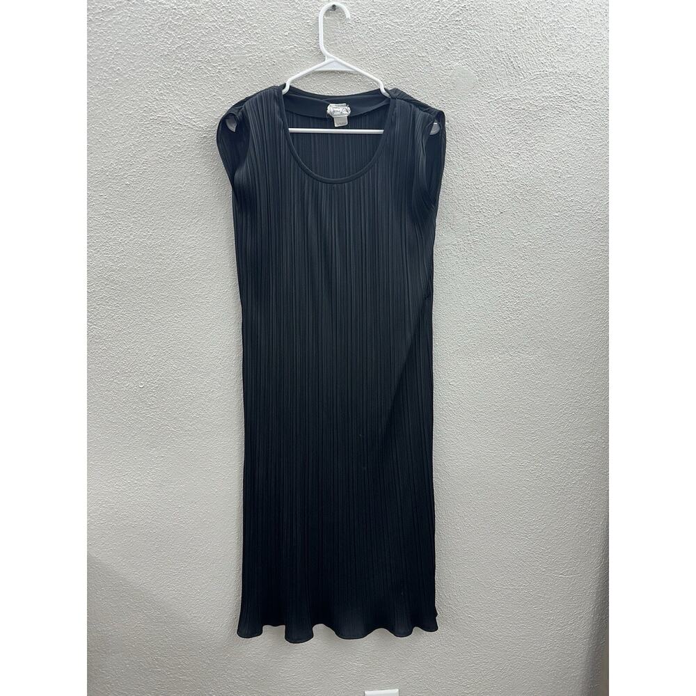 Trends by Jerrie Lurie Womens Dress Size Unknown Black Sleeveless Midi Vintage
